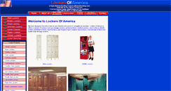 Desktop Screenshot of lockersofamerica.com